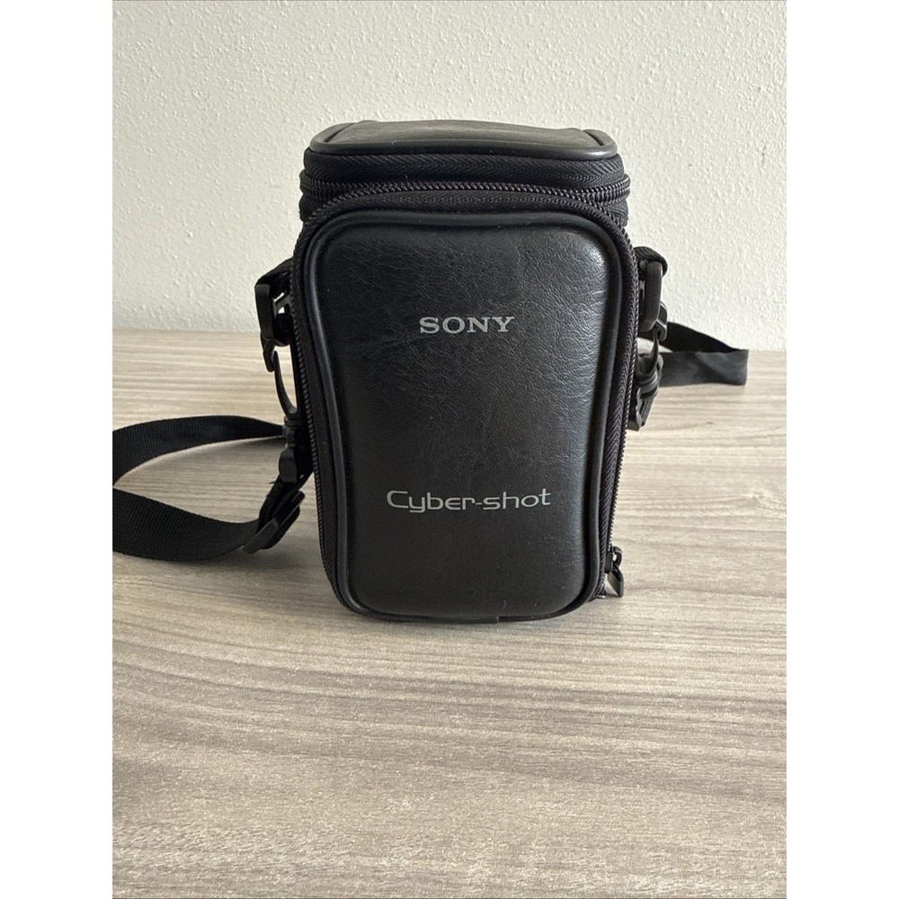 Vintage - Sony Cyber-Shot Camera Soft Leather Case - Bag & Strap
